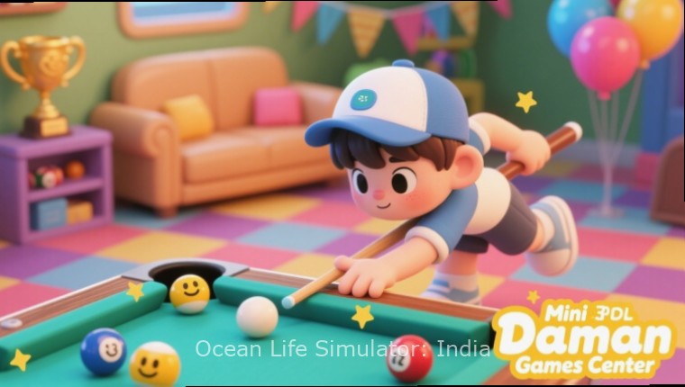 Ocean Life Simulator: India Regional Interfaces Comparing different regional interfaces of Ocean Life Simulator: India showing language options and cultural variations
